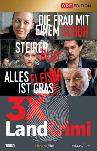 Produktbild: Landkrimi-Set 1: Steirerblut/Die Frau mit einem Schuh/Alles Fleisch ist Gras
