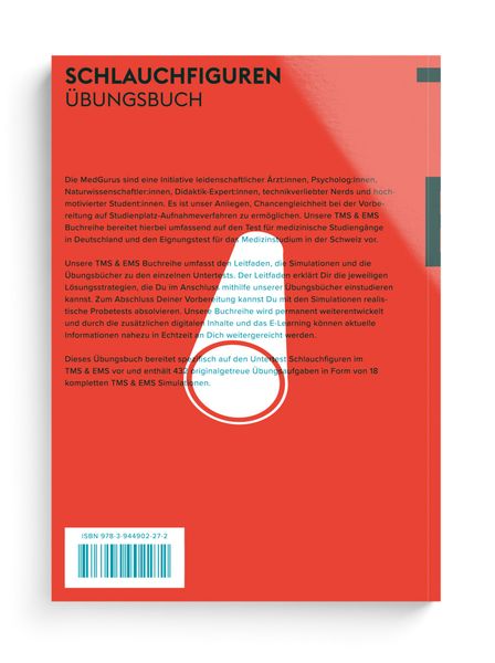 Produktbild: MedGurus - TMS &Uuml;bungsbuch Schlauchfiguren