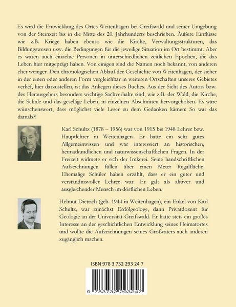 Produktbild: Heimatgeschichte von Weitenhagen