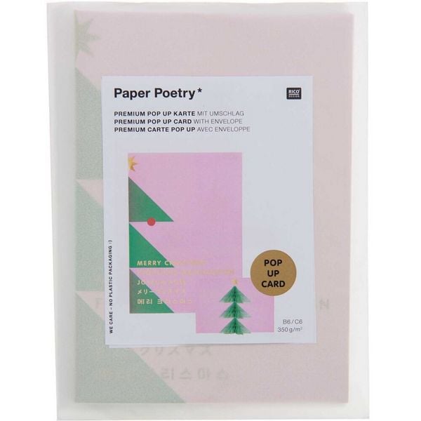 Produktbild: Pop Up Karte Merry Christmas,