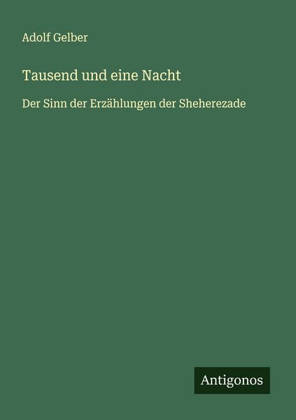 Produktbild: Tausend und eine Nacht