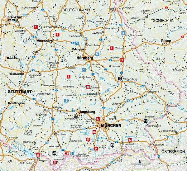 Produktbild: Die Radel-Bucket-List Bayern