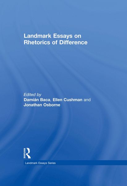 Produktbild: Landmark Essays on Rhetorics of Difference