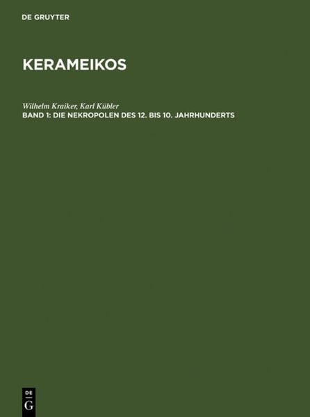 Produktbild: Die Nekropolen des 12. bis 10. Jahrhunderts