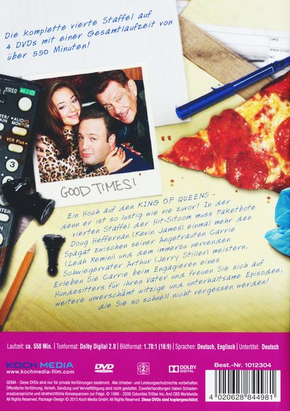 Produktbild: The King of Queens - Season 4 - Remastered [4 DVDs]