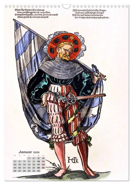 Produktbild: Landsknechte und Soldaten: Historische Uniformen (Wandkalender 2026 DIN A3 hoch), CALVENDO Monatskalender