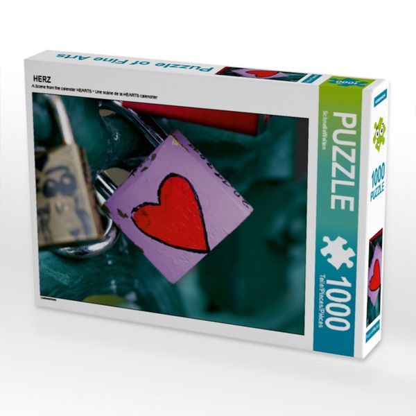 CALVENDO Puzzle HERZ | 1000 Teile Lege-Größe 64x48cm Foto-Puzzle für glückliche Stunden