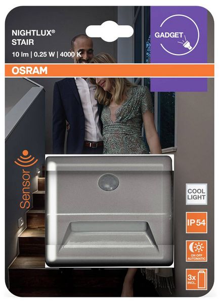 Produktbild: OSRAM HOMELIGHTING NIGHTLUX Stair Silver 4099854530937 LED-Nachtlicht