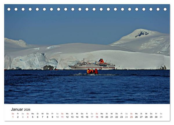 Produktbild: Expeditions-Kreuzfahrten MS BREMEN und MS HANSEATIC (Tischkalender 2026 DIN A5 quer), CALVENDO Monatskalender