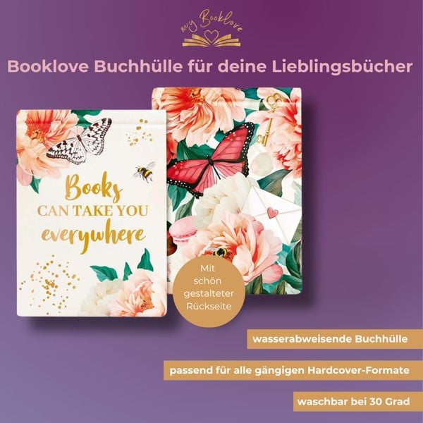 Produktbild: My Booklove Buchh&uuml;lle hell