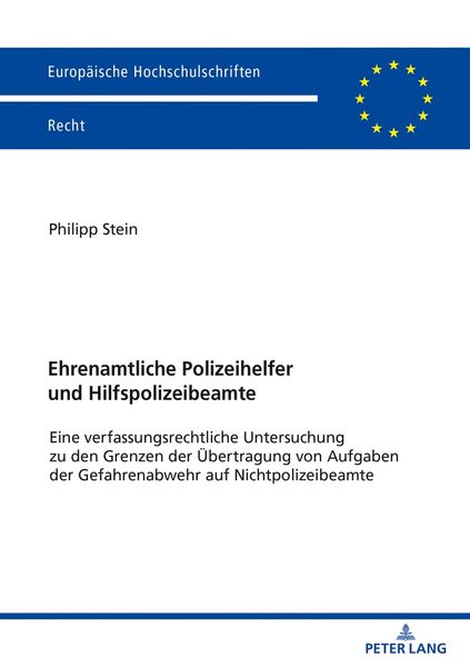Produktbild: Ehrenamtliche Polizeihelfer und Hilfspolizeibeamte