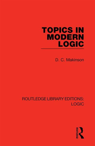 Produktbild: Topics in Modern Logic