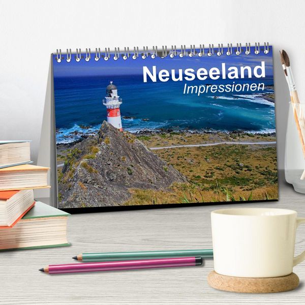 Produktbild: Neuseeland &bull; Impressionen (Tischkalender 2026 DIN A5 quer), CALVENDO Monatskalender