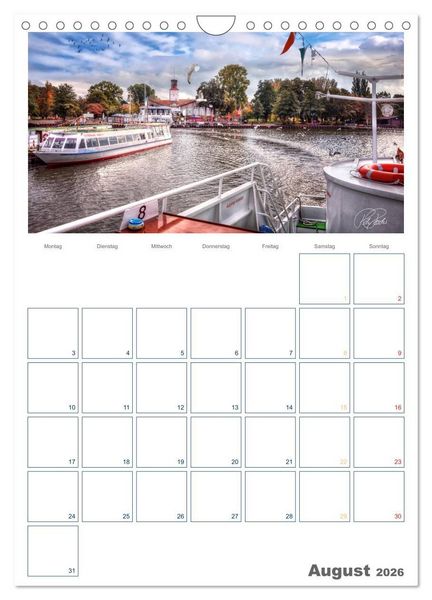Produktbild: Am Steinhuder Meer / Planer (Wandkalender 2026 DIN A4 hoch), CALVENDO Monatskalender