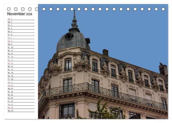 Produktbild: Frankreichs gro&szlig;e St&auml;dte - Lyon (Tischkalender 2026 DIN A5 quer), CALVENDO Monatskalender