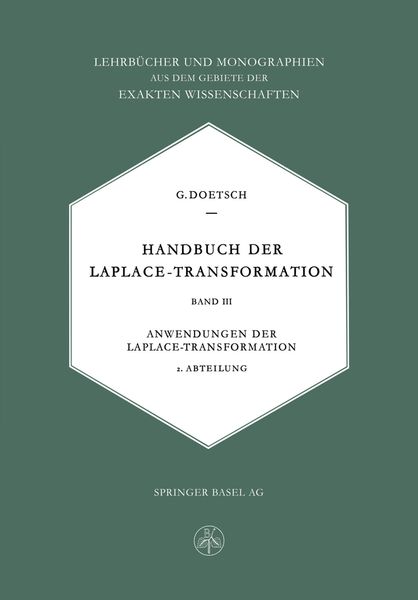 Produktbild: Handbuch der Laplace-Transformation