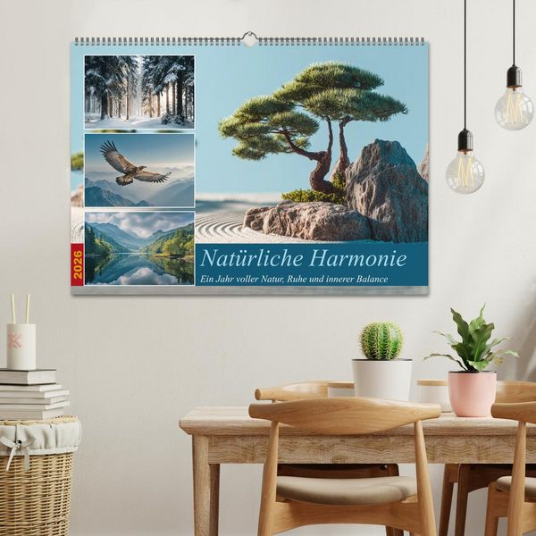 Produktbild: Nat&uuml;rliche Harmonie (Wandkalender 2026 DIN A2 quer), CALVENDO Monatskalender