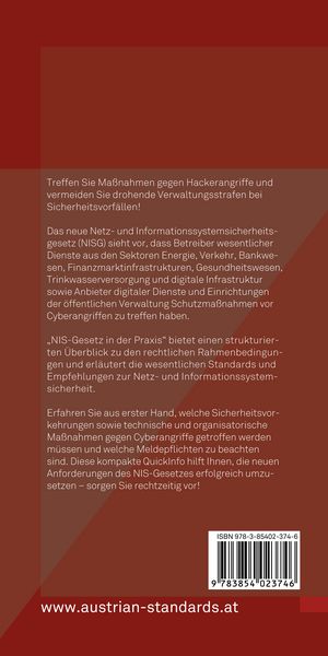 Produktbild: NIS-Gesetz in der Praxis