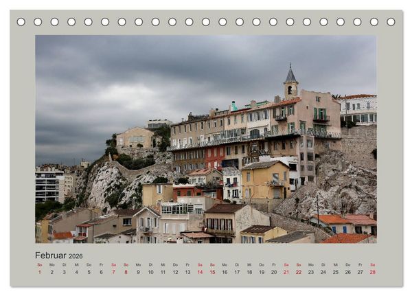 Produktbild: Urlaubsreise durch Frankreich (Tischkalender 2026 DIN A5 quer), CALVENDO Monatskalender