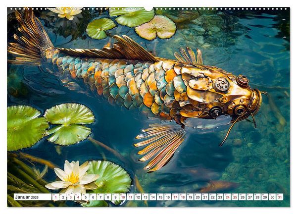 Produktbild: Gartentiere aus Metall - Upcycling-Dekoideen f&uuml;r kreative G&auml;rten (hochwertiger Premium Wandkalender 2026 DIN A2 quer), Kunstdruck in Hochglanz