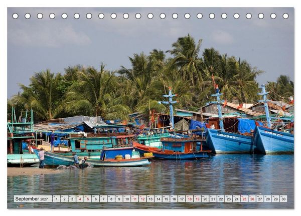 Produktbild: Vietnam - Momente einer Reise (Tischkalender 2027 DIN A5 quer), CALVENDO Monatskalender