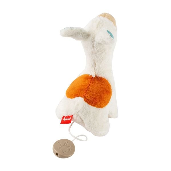 Produktbild: Sigikid 43451 - Mini Spieluhr Lama (Melodie mit vier Wiegenliedern), 16 cm