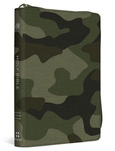 Produktbild: ESV Compact Bible (Canvas with Zipper, Camo Design)