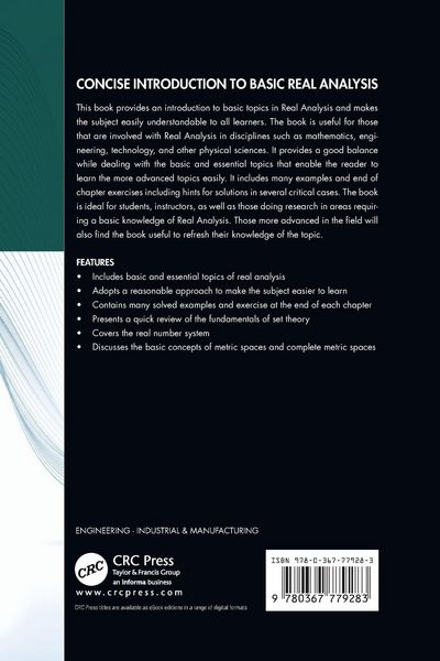 Produktbild: Concise Introduction to Basic Real Analysis