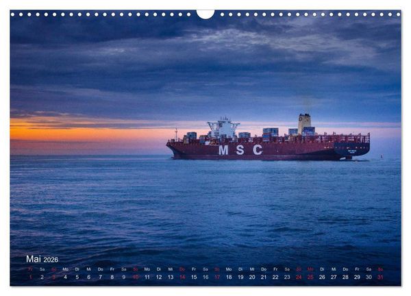 Produktbild: Impressionen vom JadeWeserPort (Wandkalender 2026 DIN A3 quer), CALVENDO Monatskalender