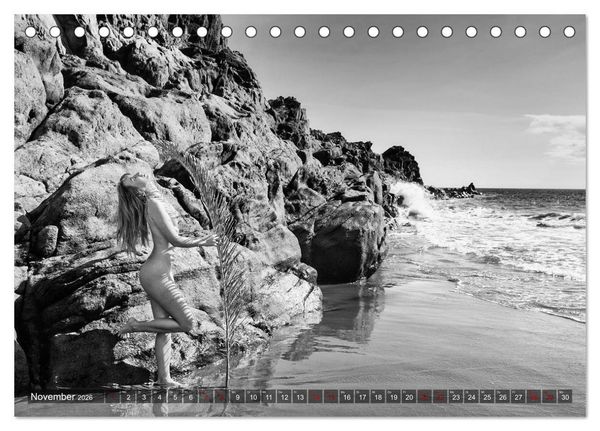 Produktbild: Girls and Nature (Tischkalender 2026 DIN A5 quer), CALVENDO Monatskalender