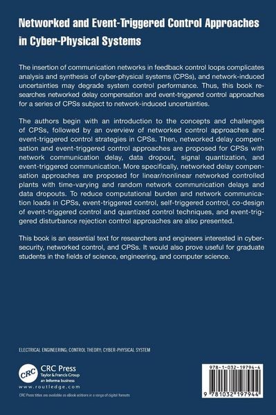 Produktbild: Networked and Event-Triggered Control Approaches in Cyber-Physical Systems