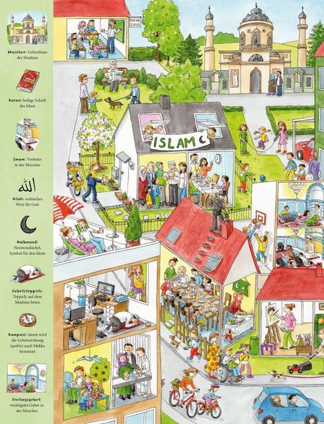 Produktbild: Mein gro&szlig;es Wimmelbuch der Weltreligionen