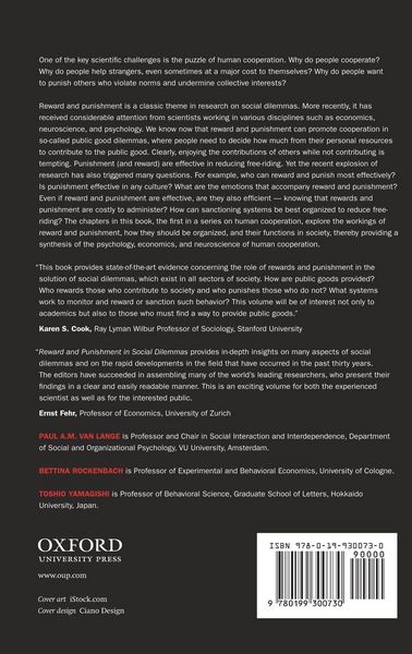 Produktbild: Reward and Punishment in Social Dilemmas