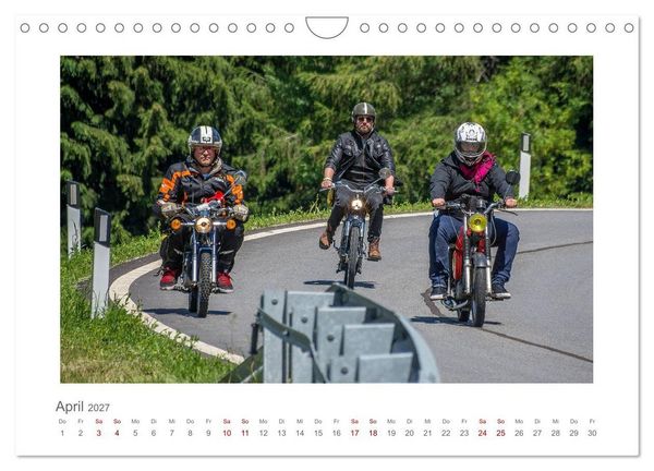 Produktbild: Faszination Zweirad - Impressionen vom &Ouml;tztaler Moped Marathon (Wandkalender 2027 DIN A4 quer), CALVENDO Monatskalender