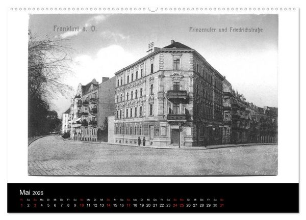 Produktbild: FFO-Geschichten. Historische Ansichtskarten aus Frankfurt (Oder) (hochwertiger Premium Wandkalender 2026 DIN A2 quer), Kunstdruck in Hochglanz