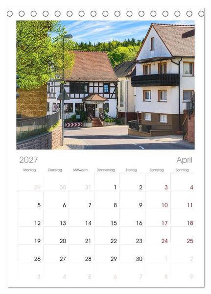Produktbild: Tischplaner 2027 - Rodenbach im Wandel der Zeit (A5 Tischkalender zum Aufstellen) CALVENDO