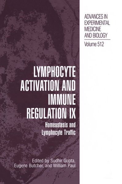 Produktbild: Lymphocyte Activation and Immune Regulation IX