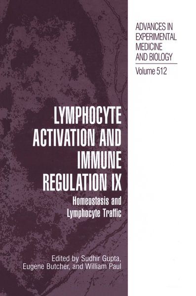 Produktbild: Lymphocyte Activation and Immune Regulation IX