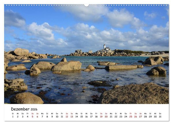 Produktbild: Bretagne. D&eacute;partement Finist&egrave;re - C&ocirc;te des Abers (hochwertiger Premium Wandkalender 2026 DIN A2 quer), Kunstdruck in Hochglanz