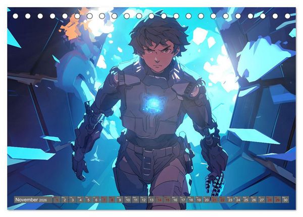 Produktbild: Starlight Warriors (Desk Calendar 2026 DIN A5 landscape), CALVENDO 12 Month DeskCalendar
