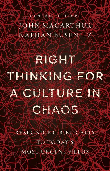 Produktbild: Right Thinking for a Culture in Chaos
