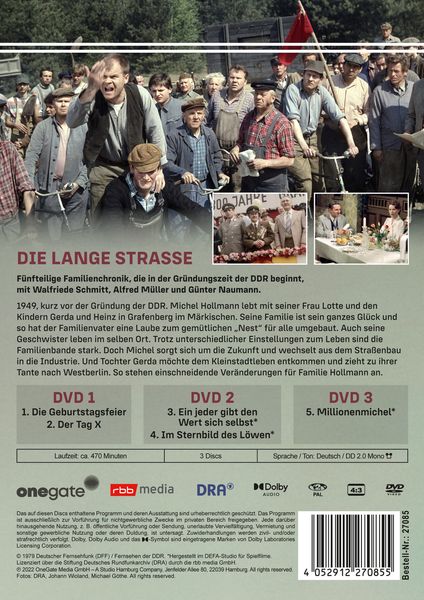 Produktbild: Die lange Stra&szlig;e (DDR TV-Archiv) [3 DVDs]