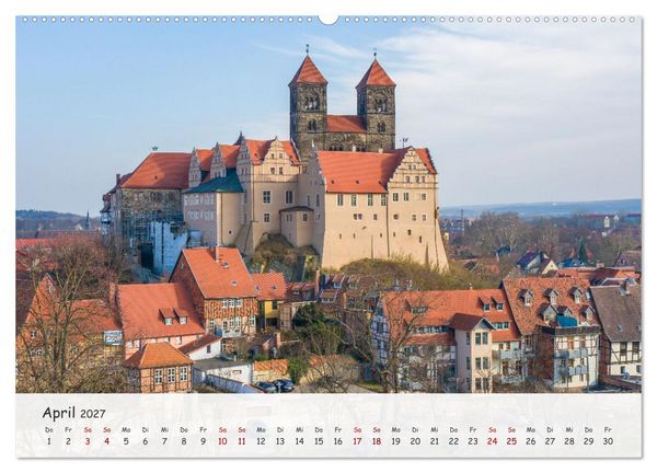 Produktbild: Quedlinburg - Die historische Altstadt (Wandkalender 2027 DIN A2 quer), CALVENDO Monatskalender