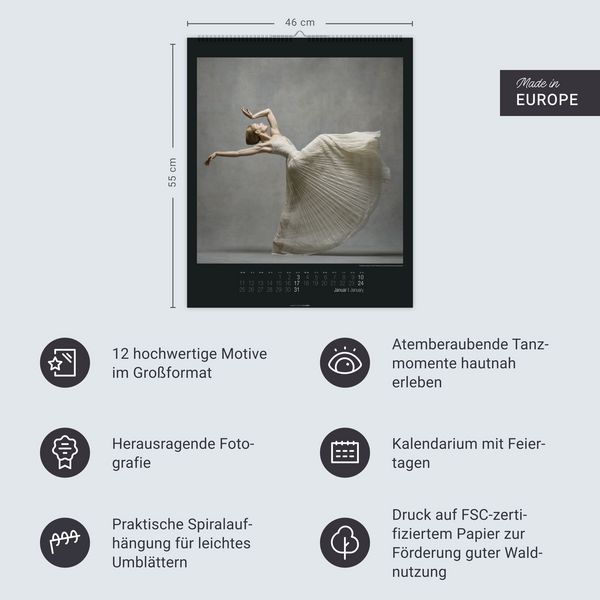 Produktbild: The Art of Movement Kalender 2027