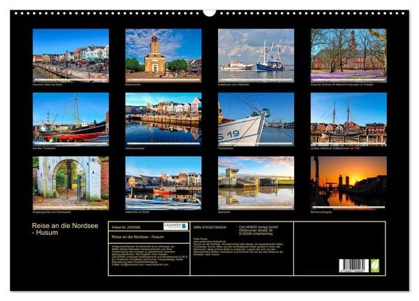 Produktbild: Reise an die Nordsee - Husum (Wandkalender 2026 DIN A2 quer), CALVENDO Monatskalender