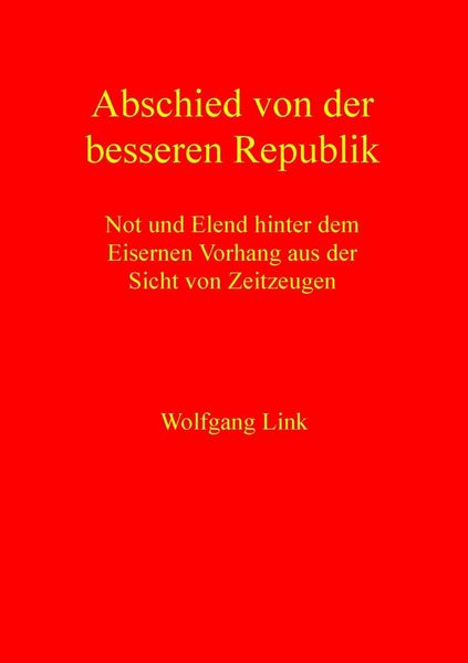 Produktbild: Abschied von der besseren Republik
