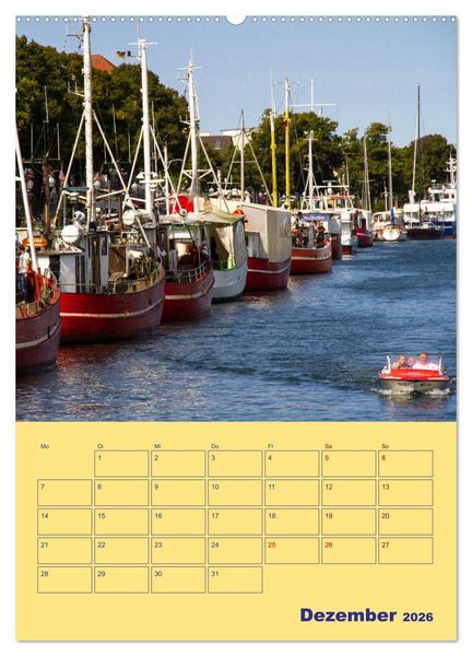 Produktbild: Sehnsuchtsort Warnem&uuml;nde (Wandkalender 2026 DIN A2 hoch), CALVENDO Monatskalender