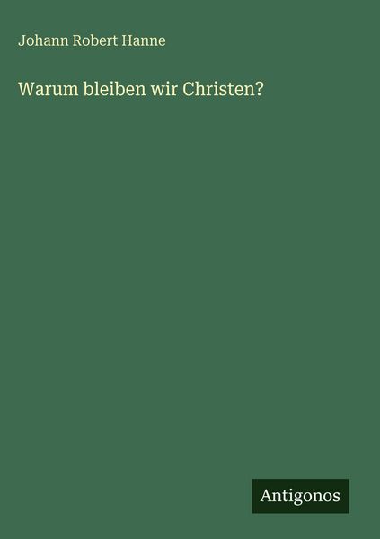 Produktbild: Warum bleiben wir Christen?