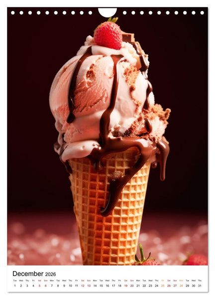 Produktbild: Iced Euphoria (Wall Calendar 2026 DIN A4 portrait), CALVENDO 12 Month Wall Calendar