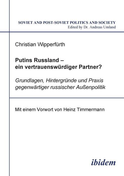 Produktbild: Wipperf&uuml;rth, C: Putins Russland - ein vertrauensw&uuml;rdiger Par